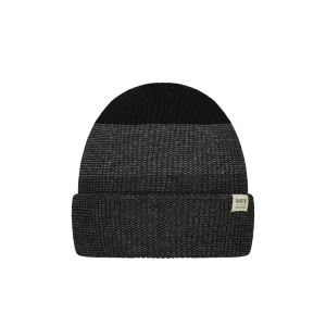 BARTS Taku Beanie Gestreifte Mütze Schwarz