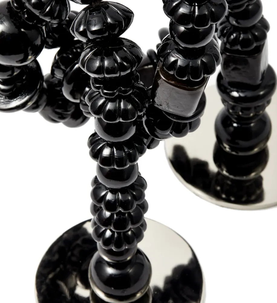BEADS Kerzenständer schwarz