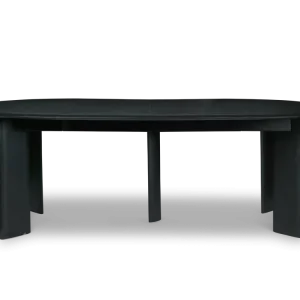 Bevel Table - Extendable x 2 - Black Oiled Beech