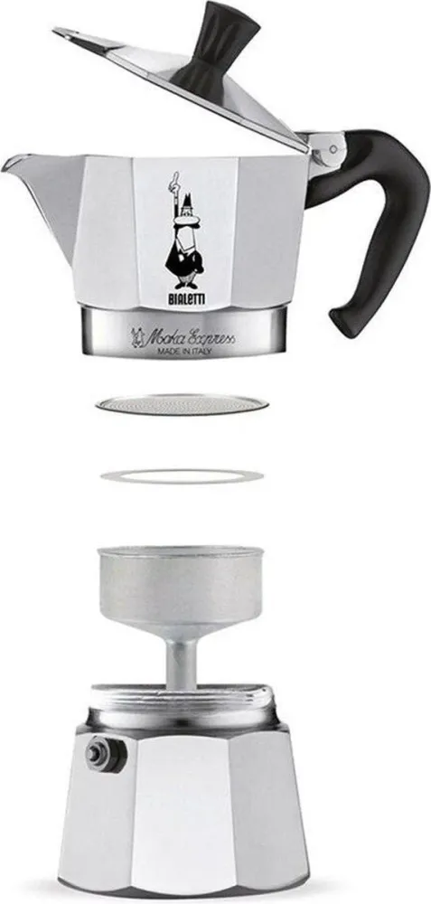 Bialetti Kaffeemaschine „Moka Express“ 6 Tassen / 270 ml