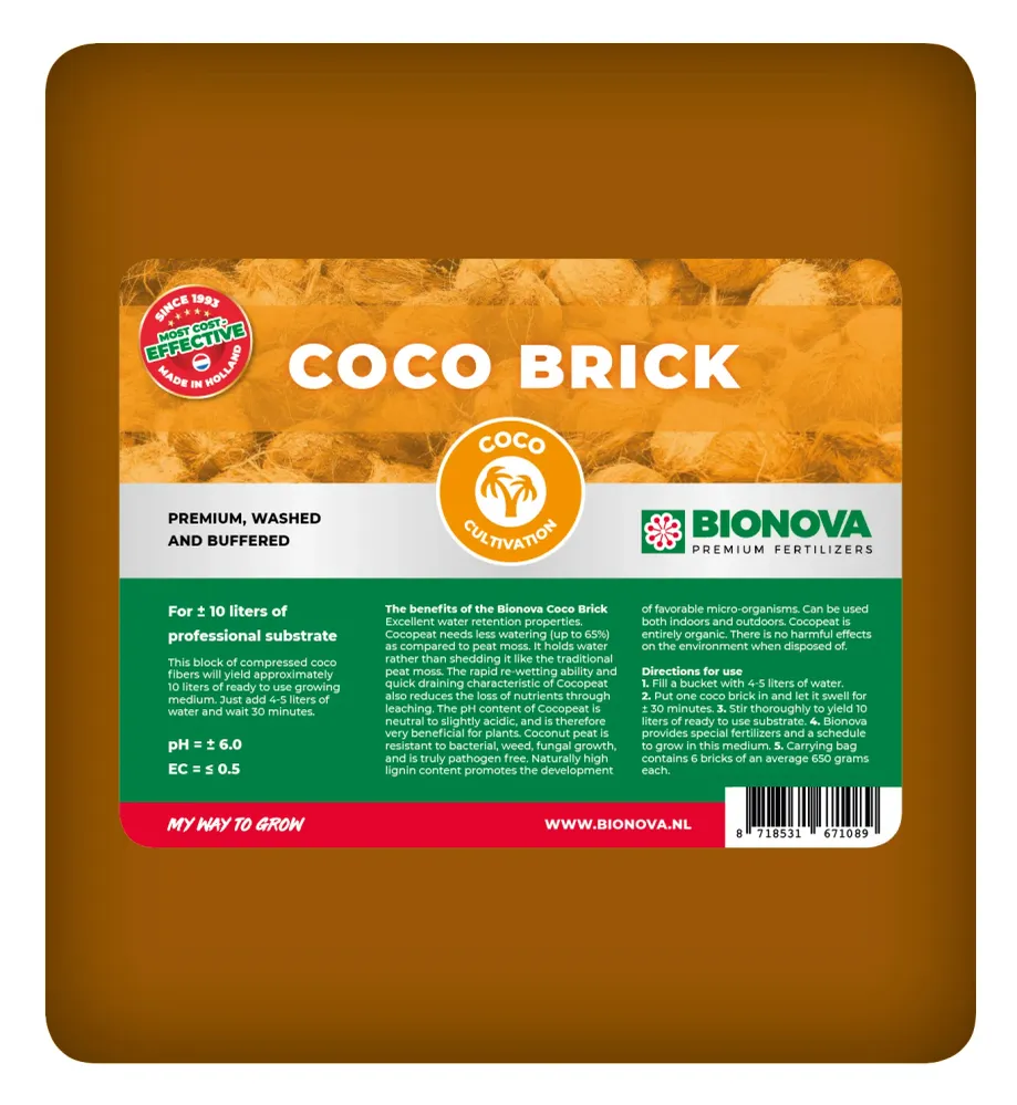Bio Nova Cocosziegel 24 Stk. Karton
