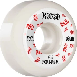Bones 52mm 100A V5 OG Formula Sidecut Wheels
