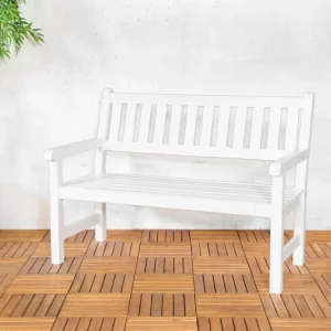 Bordeaux, 2-Sitzer, weiß, FSC 100%