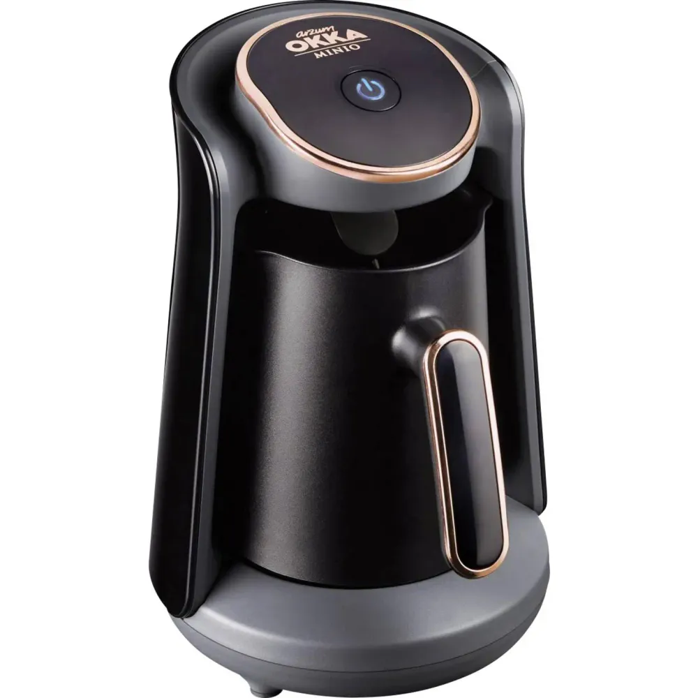 B-Ware Arzum Okka Minio Mokka Kaffeemaschine 1 4 Tassen Schwarz Kupfer Inkl. Messlöffel