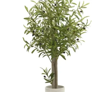 B-Ware Maia Shop Künstlicher Baum Pflanze Olivenbaum Olive Ohne übertopf 105 Cm
