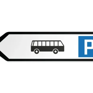 Car Parkplatz Wegweiser Links, 80 x 20 cm
