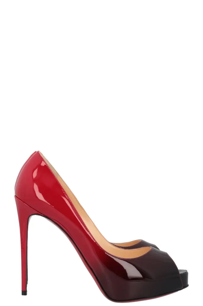 CHRISTIAN LOUBOUTIN Very Prive 120 Heels Gradient Red