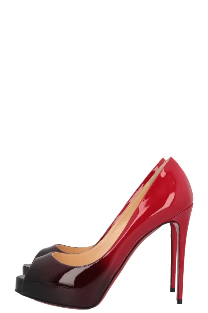 CHRISTIAN LOUBOUTIN Very Prive 120 Heels Gradient Red