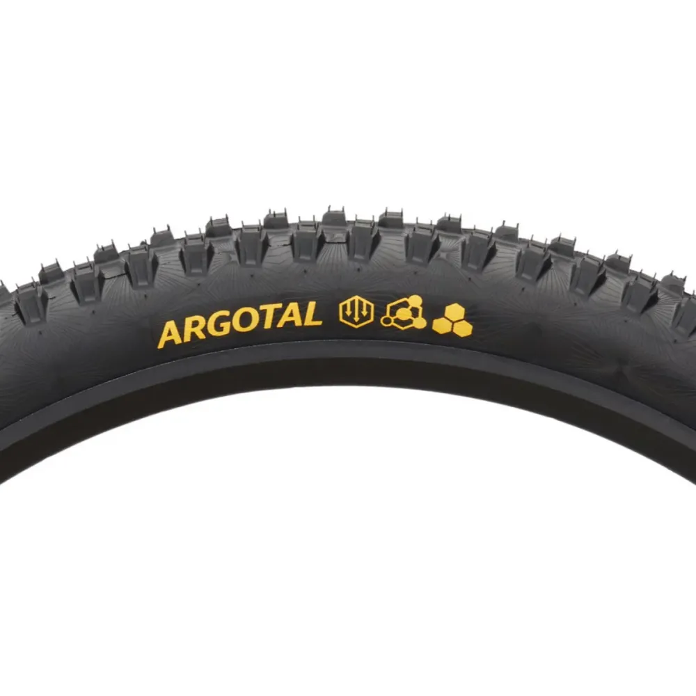 CONTINENTAL ARGOTAL Downhill Supersoft 27.5x2.40 Tubeless Ready Reifen Weich Schwarz