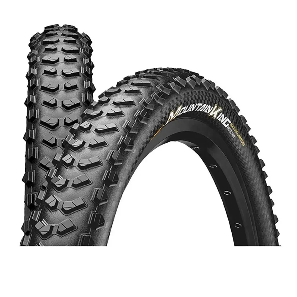 CONTINENTAL MOUNTAIN KING 27.5x2.80 ShieldWall Tubeless Ready Reifen Weich Schwarz