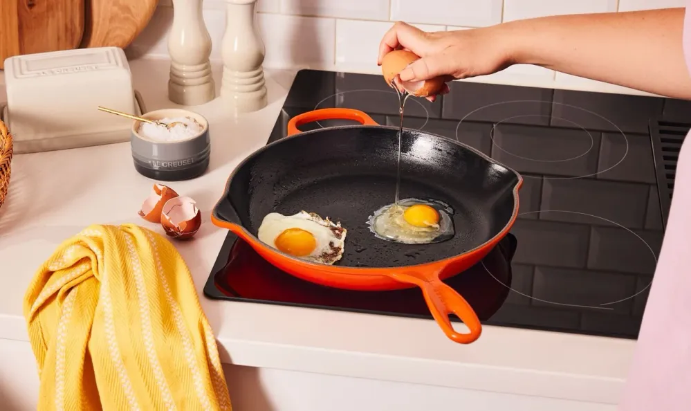 Le Creuset Bratpfanne Tradition 'Orange Red' Ø30cm