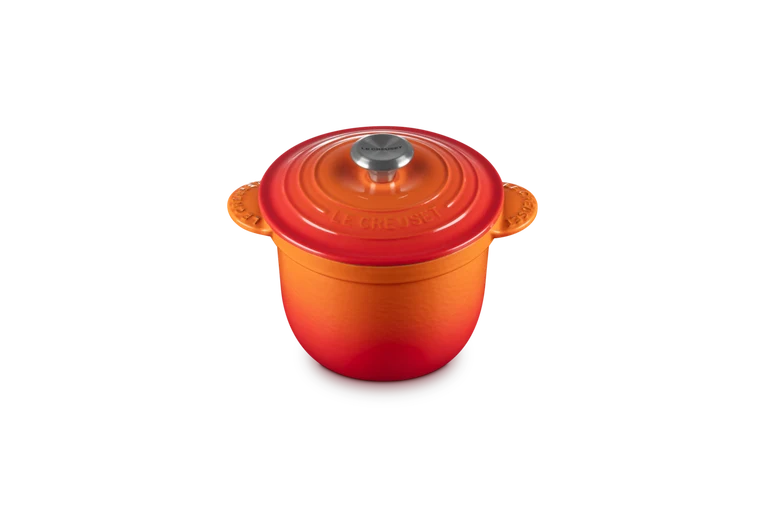 Le Creuset Cocotte Every / Reiskocher Tradition 'Orange-rot' Ø18cm / 2L