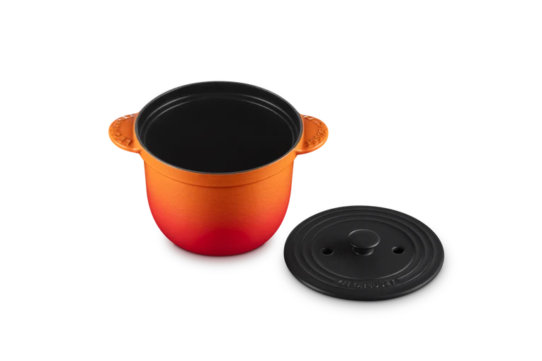 Le Creuset Cocotte Every / Reiskocher Tradition 'Orange-rot' Ø18cm / 2L