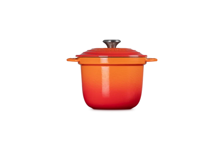 Le Creuset Cocotte Every / Reiskocher Tradition 'Orange-rot' Ø18cm / 2L