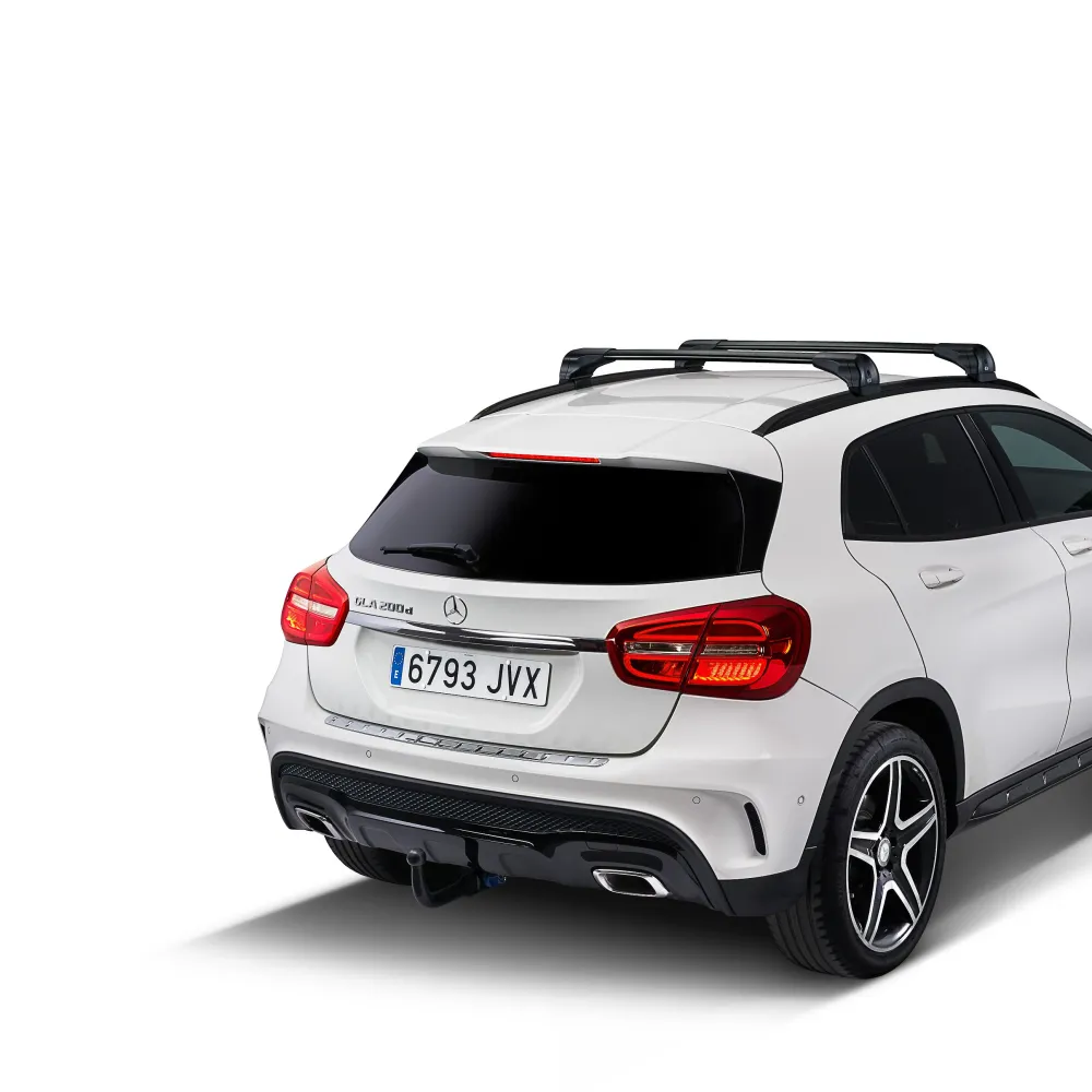 Dachträger BMW Serie 5 sedan 4-Türig (F10 - Fixpunkt) (2010--2017) (2x) CRUZ Airo Fuse Dark