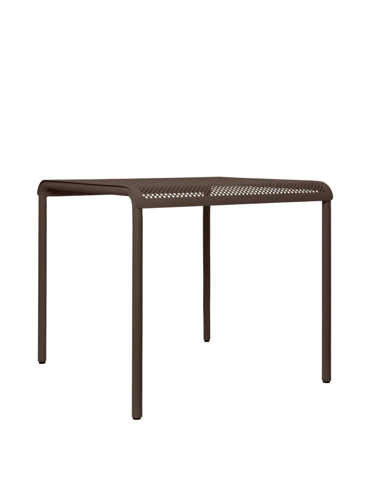 Dapple Dining Table - 80 x 80 - Dark Chocolate