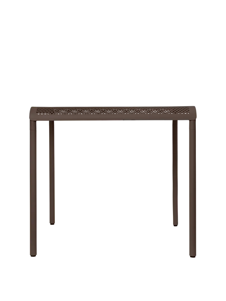 Dapple Dining Table - 80 x 80 - Dark Chocolate