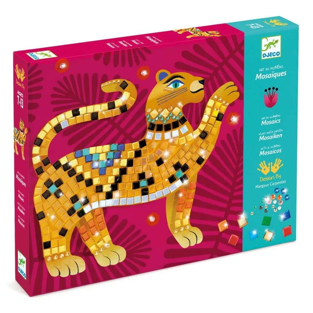 Djeco Kinder Mosaik Dschungel Kunstset