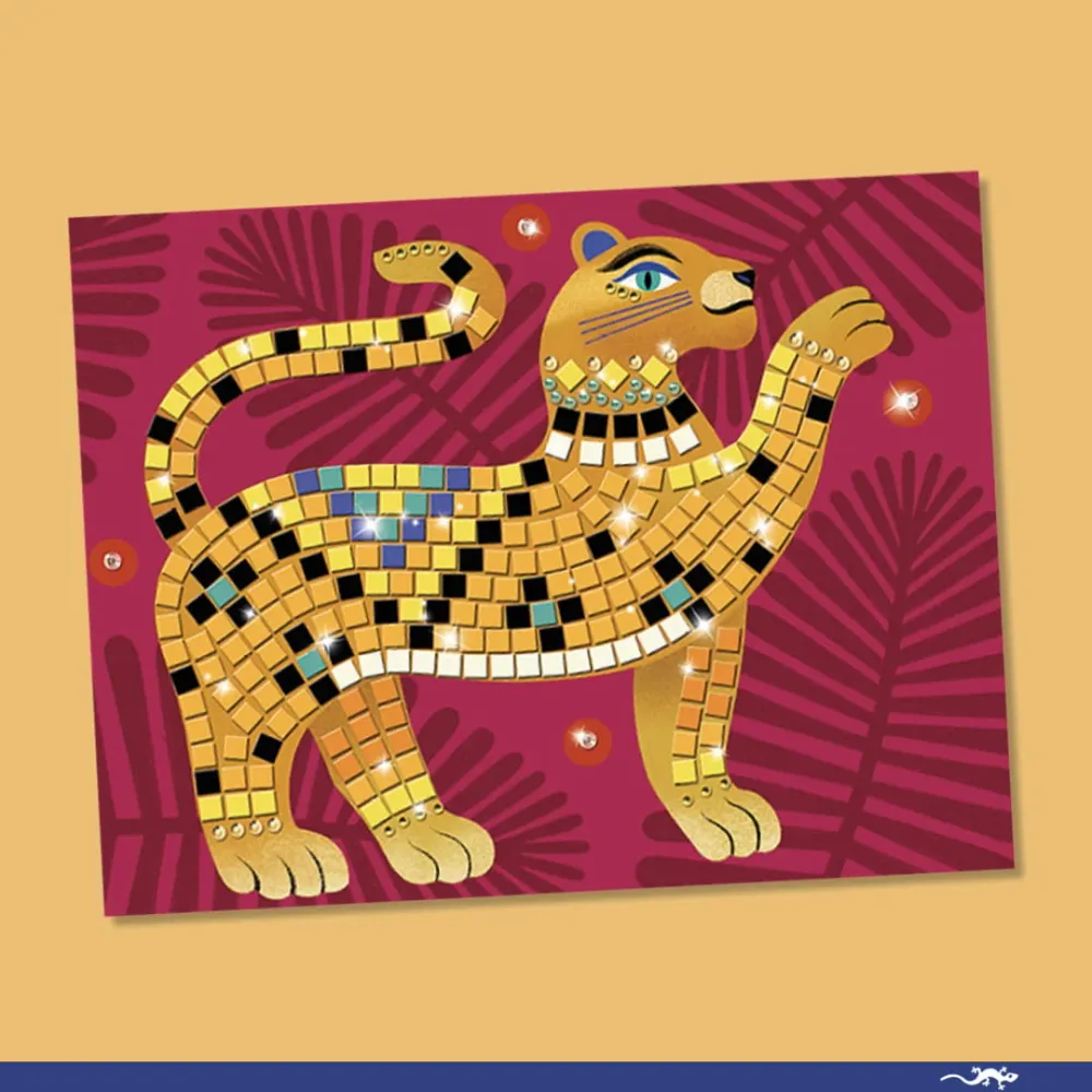 Djeco Kinder Mosaik Dschungel Kunstset