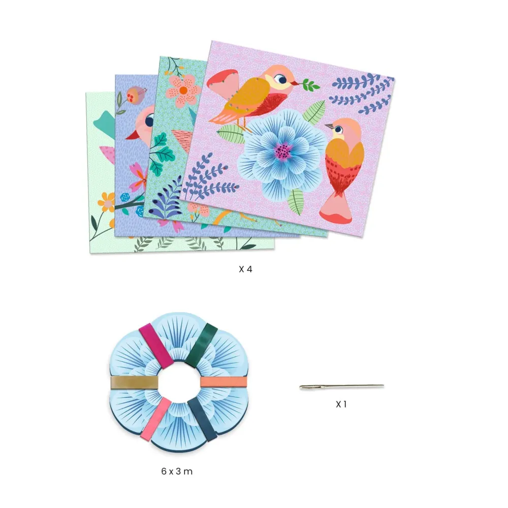 Djeco Vögel Looping Art Set