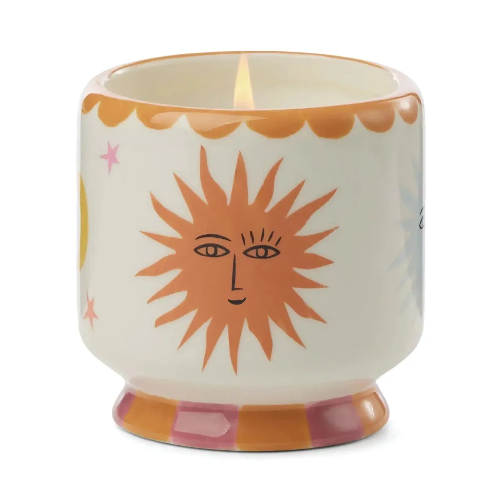 Dopo 8 oz./226g Sun Ceramic Candle - Orange Blossom