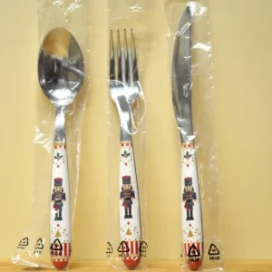 Easy Life Nussknacker Essbesteck mit dekoriertem Griff NEU