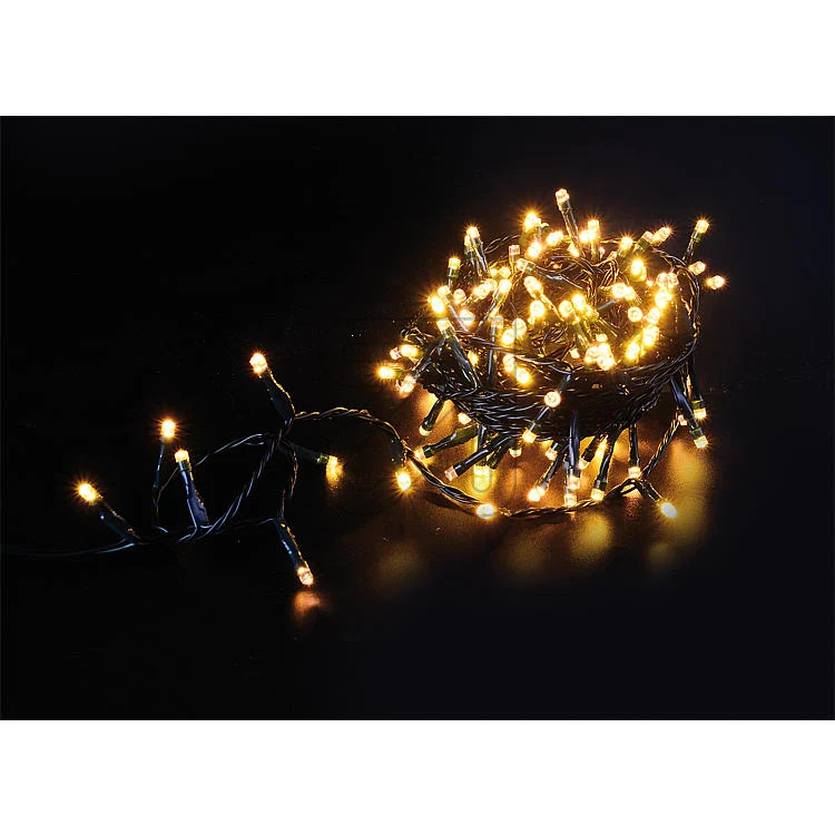 EGB LED Mini - Lichterkette 240 flg. für innen und außen warmweiß mit Steuerbox und App Funktion