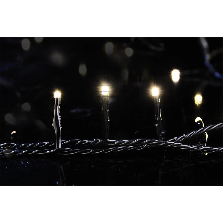EGB LED Mini - Lichterkette 240 flg. für innen und außen warmweiß mit Steuerbox und App Funktion
