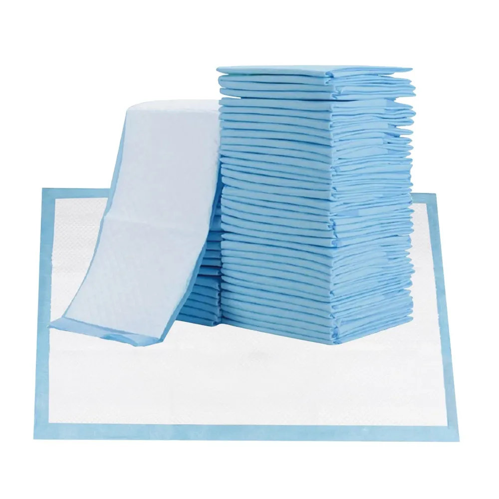 Einweg-Inkontinenz-Betteinlagen 60x90cm, 25 Stück, wasserdichte und Ultra-saugfähige Betteinlagen mit Fixierstreifen für B...