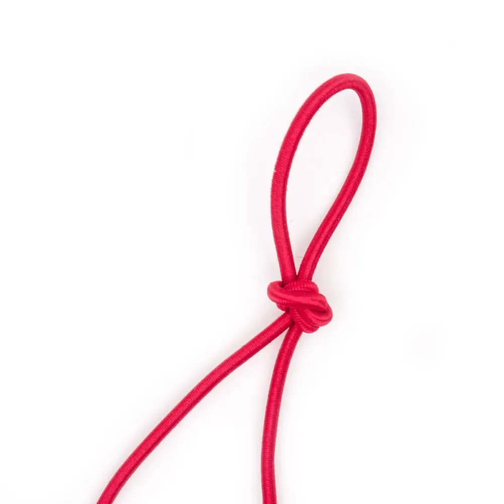 Elastisches Band 3 mm | Rot | pro Meter