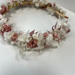 FLOWERCROWN Blumenhaarreif DUSTY DANIELA Trockenblumen