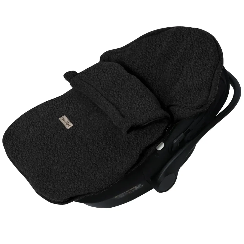 Fußsack Mini Wool Boucle, Anthrazite
