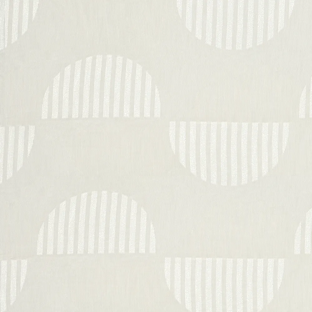 Gardinenstoff Bouclé Circles - linen 302 cm