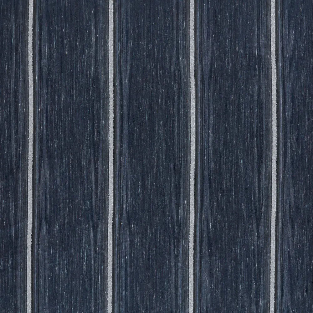 Gardinenstoff Bouclé Stripe - midnight 305 cm