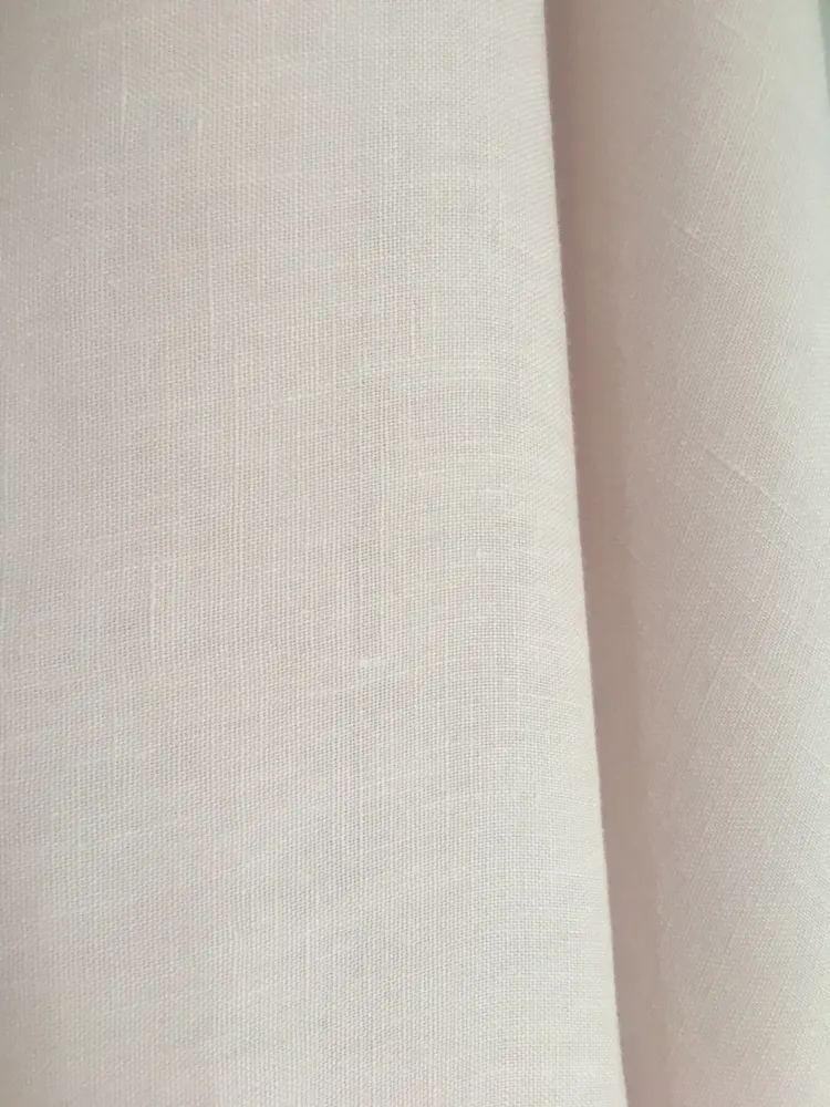 Gardinenstoff Lino Uni - rose 300 cm
