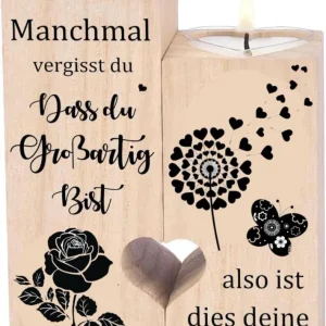 Geschenk für Freundin - Kerzenständer Set