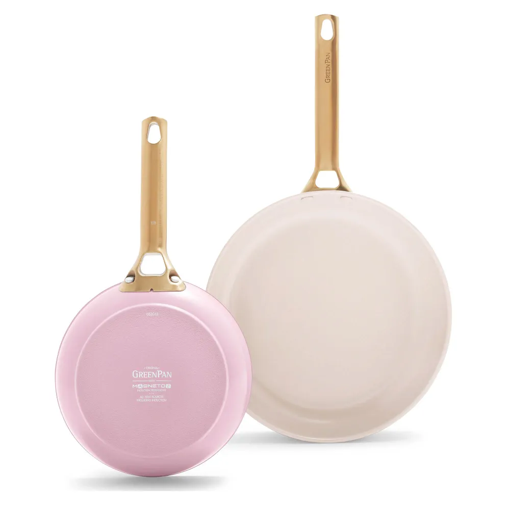 Greenpan Bratpfannenset 20/26 cm 'Padova Blush Pink'