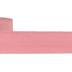 1m Gurtband 4cm breit uni hellrosa