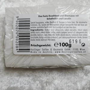 Haarwaschseife Schafmilch und Lanolin