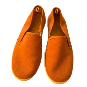 Hausschuh Slip-On orangebraun Gr.31 | Rivieras