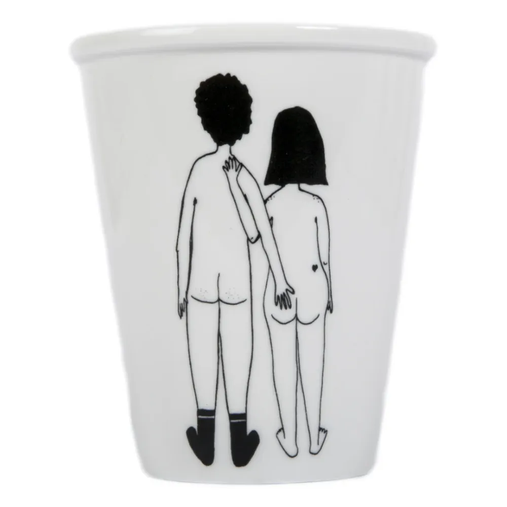 Helen B Cup Nacktes Paar von hinten