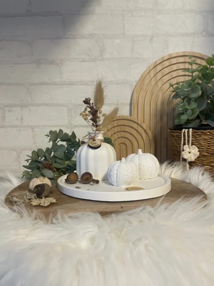 Herbstliche Deko mit Kürbissen & Trockenblumen – Handgemachtes Deko-Set