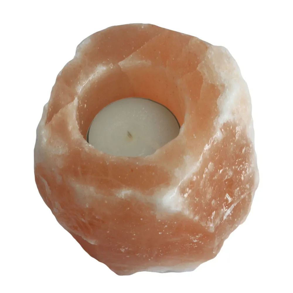 Himalaya-Salz-Kerzenhalter