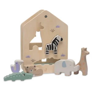 Holz-Sortierbox-Jungle Jambo- von Jollein