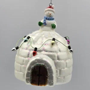 Iglu mit Lichterkette