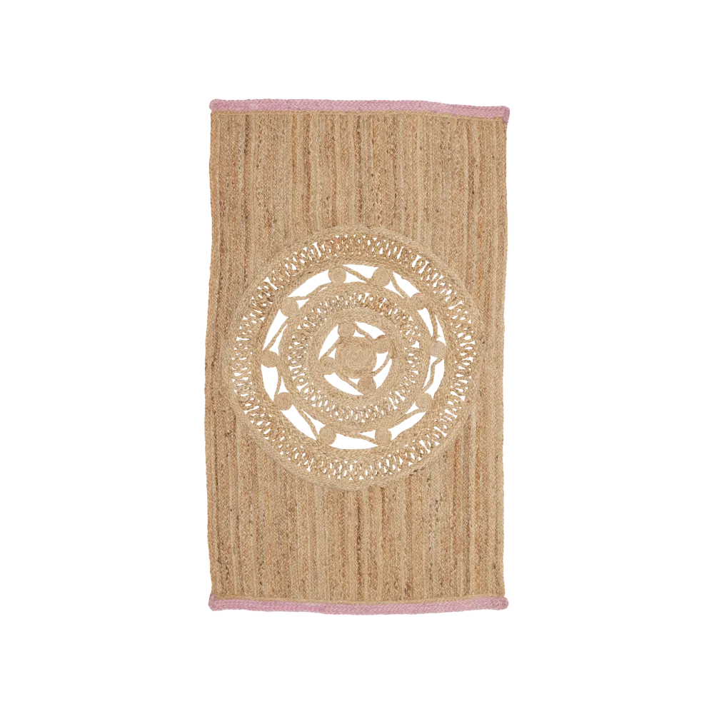 Jute Läufer - Pink