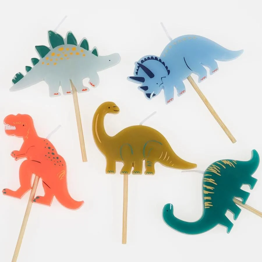 Kerzen - Dinosaurier - Meri Meri