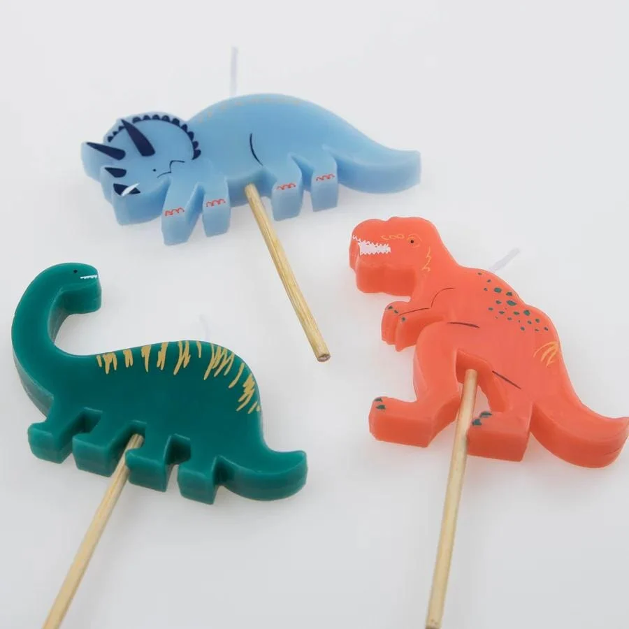 Kerzen - Dinosaurier - Meri Meri