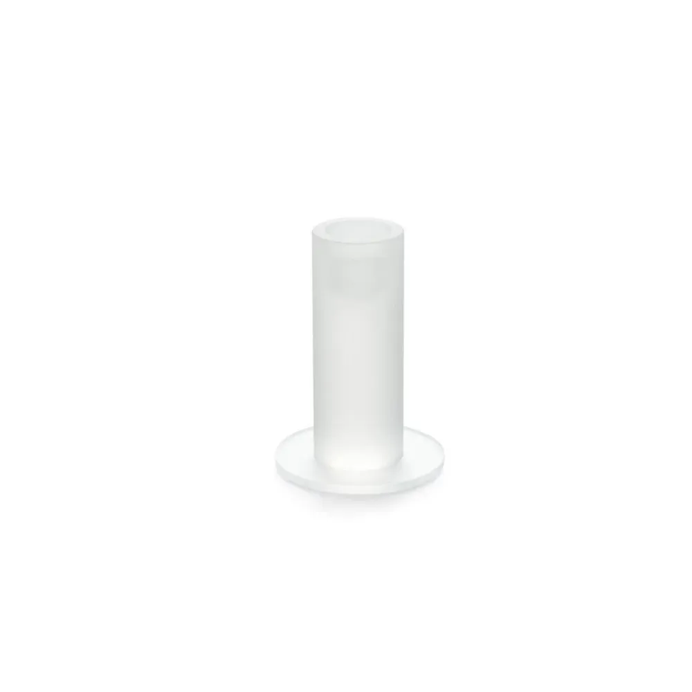 Kerzenhalter aus Glas, 11 cm, frosted Icicle - Elegante Dekoration | Packung (1 Stück)