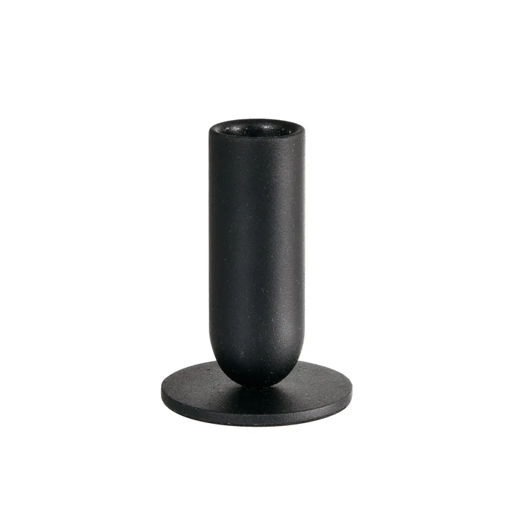 Kerzenhalter aus Metall, Totem-Design, 5,7x8 cm, stilvoller Tischdeko | Packung (1 Stück)